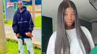 Lady who travelled out marvelled by her younger brother's transformation in Nigeria, shares video