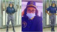 Lady who lost job due to COVID-19 now works as security guard despite studying for masters, reveals challenges