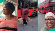 Woman who went viral for making videos with red buses speaks in interview, shares what motivated her