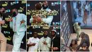 Davido's meet and greet: Many storm PUMA store in New York, singer dances, fans get free hugs, selfies