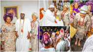 “Beautiful queen”: Lovely photos from Ooni of Ife’s wedding to new Kogi bride Olori Mariam trends, fans gush