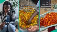 Nigerian woman bursts into tears after opening basket of tomatoes her nanny bought, video trends