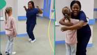 Nurse’s charming skill and compassion as she helps patient walk again moves people
