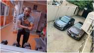 After hustling for years, this Nigerian man makes it, shows off his garage of cars (photos)