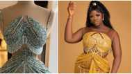 Gorgeous lady stuns in impressive dress recreation for her birthday, Nigerians react