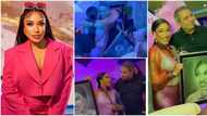 "Kudos if he's your new man": Tonto Dikeh stirs relationship rumours with Oyinbo at her pre-birthday party