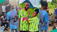 Young Nigerian man proposes to girlfriend at construction site, she happily accepts in viral video