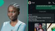 "Your papa na GenZ?" Nigerian dad slides into daughter's DM to ask for data, his grammar goes viral