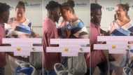 "Welcome home my love": Excited black man receives his oyinbo sweetheart at airport, video melts hearts