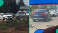 Expensive GLE cars line up at Ambrose Alli University as 'fine girl' graduates, video goes viral