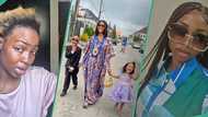 "I almost went mad": Nigerian woman quits her marriage, leaves with her 2 kids, video goes viral