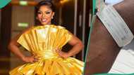 “It’s a girl”: Laura Ikeji welcomes 3rd child, Funke Akindele, Tonto Dikeh, others celebrate