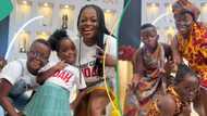 Funke Akindele and her lovely family melt hearts with goodwill message to fans for the new year