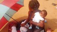 Nigerians react as mother of triplets turns beggar after children’s father abandoned them