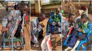 "Tears of joy": Physically challenged man comes down from wheelchair, dances for disabled girl in viral video