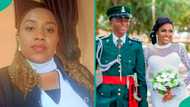 Lady who knew officer allegedly set ablaze by wife mourns him, asks 2 deep questions about his death