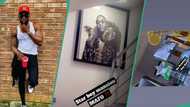 "Starboy mansion": Wizkid's friend takes video tour of singer's house, flaunts many awards in his library