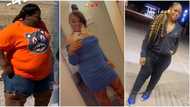 "I'm not obese anymore": Plus-size lady transforms into slim damsel after losing weight, video goes viral