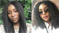 Actress Genevieve Nnaji reacts with surprise after fan claims she smokes