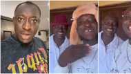 "He come old pass him papa": Carter Efe sparks reactions as he makes boastful video of resemblance with father