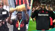 Victor Boniface dances in car after becoming Bundesliga champion, makes joyful moves