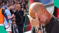Pep Guardiola breaks down in tears as Manchester City bid farewell to Kevin de Bruyne