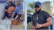 He needs to be stopped: Reactions as Whitemoney 'presses necks', shares unedited video as he records new song