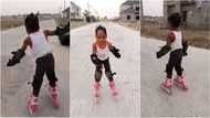 "She’s good but please safety first": Nigerians rally for helmet usage as little girl shines on rollerblades