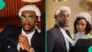 Nigerian man happily celebrates getting called to bar with his 'sweetheart': "Life is beautiful"