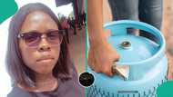 Cooking gas: Lady who cooks anyhow posts unusual amount she bought 3kg, price stirs reaction