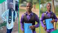 Man reacts after getting criticised for his 2023 final year project photos, his words break hearts