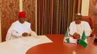 President Buhari speaks on Governor Umahi's defection to APC, reveals what it means