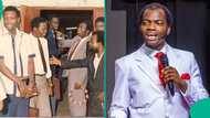 "Unanswered questions": Man shares old picture of Bishop Oyedepo and that of his viral 'lookalike'