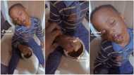 "Jazz dey inside?" Boy falls asleep while eating big tin of Milo, gets caught at home in funny video