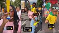 Riding the tube, street vibes, other fun moments as Tiwa Savage and Jam Jam attend Notting Hill carnival