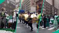 Nigerians in New York celebrate Independence Day in colourful way, beautiful video goes viral