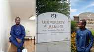 Nigerian man gets accepted for PhD by 4 universities in the US, shares photos to celebrate feat, many react