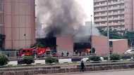 BREAKING: Vehicles reportedly destroyed as federal secretariat in Abuja catches fire