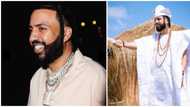 Rapper French Montana stuns in agbada ensembles, Nigerians react: "Oluwa Frenchie"