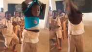 Schoolboy stirs massive reactions as he wears many clothes under uniform to protect himself against cane
