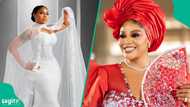 “Life didn’t go exactly as I imagined”: Uche Ogbodo emotional as she shares video of herself in bridal dress