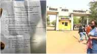 "Even JSS 3 can answer": Photo of Benue University exam questions for final year shocks Nigerians, goes viral