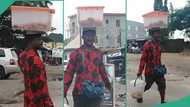 Meat pie seller with sonorous voice goes viral after advertising his business in the streets