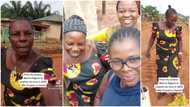 Moment Nigerian lady who had spent 11 years abroad comes back home to surprise mum, video stirs reactions