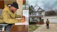 "Only one year in America": Nigerian man living abroad buys house 12 months after relocating, photos emerge