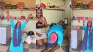 "Good people exist": Woman in tears as lady gifts her provision store filled with goods, video melts hearts