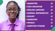 WAEC result 2024: Brilliant science student makes A1 in all 8 subjects she wrote in WASSCE