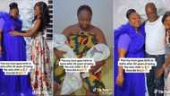 After 20 years of being an only child, lady jumps for joy as mum welcomes twins, video melts hearts