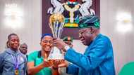 "Audio money": Nigerians react as Super Falcons captain claims President Tinubu is yet to fulfil ₦152m pledge