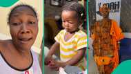 Nigerian mum captures face of nanny who cares for her child like her own, video goes viral
